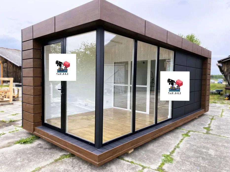 Pavillon de bureau / Maison modulaire 7,4 m x 3,2 m – Neuf