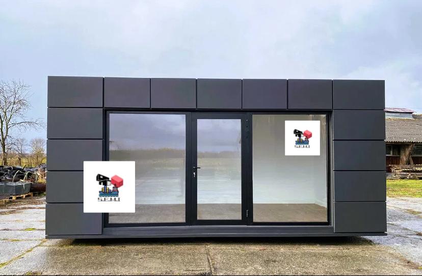 Conteneur Pavillon modulaire / Bureau mobile haut de gamme – 3,2 x 6 m