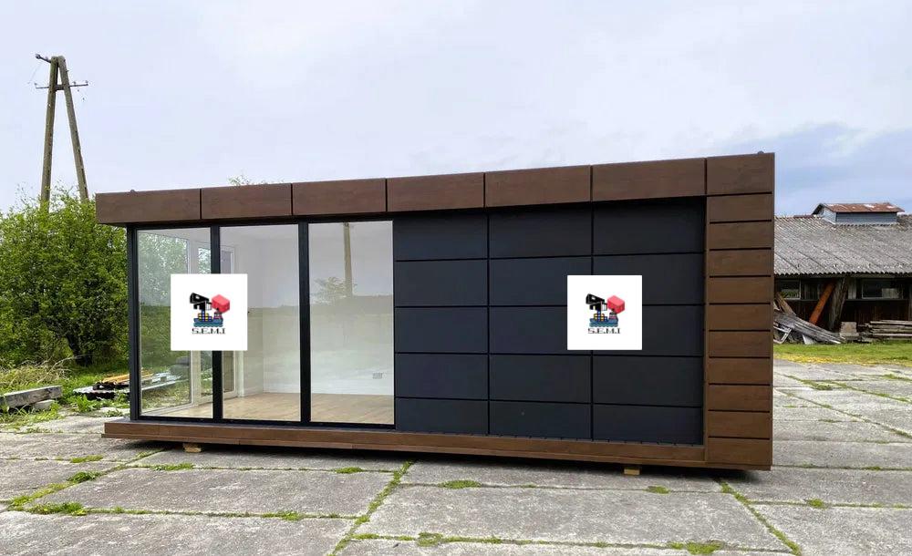 Pavillon de bureau / Maison modulaire 7,4 m x 3,2 m – Neuf