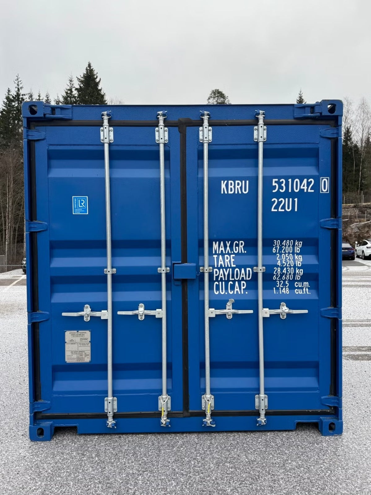 Conteneur maritime 20 pieds ISO Open Top neuf