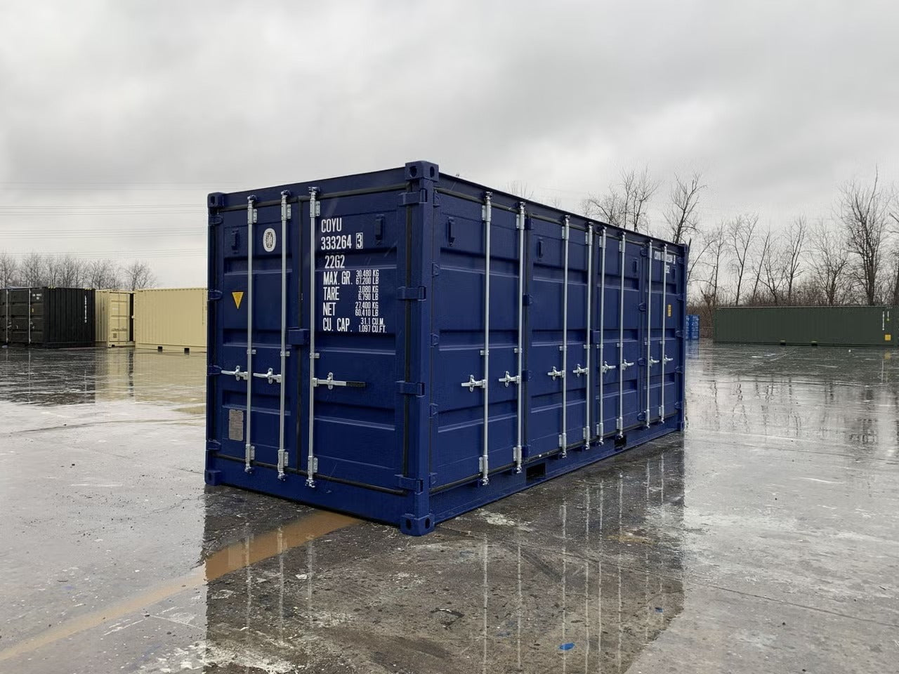 Conteneur Maritime 20 Pieds ISO Open Side – Ouverture Latérale