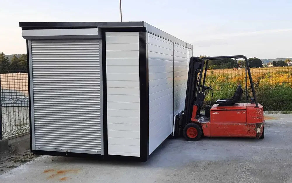 Conteneur de stockage isolé – 11 m²