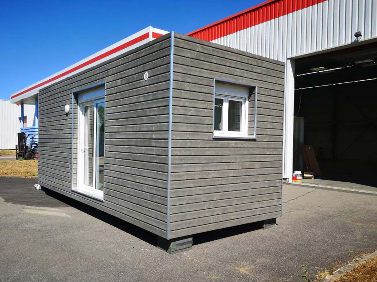 Container aménagé TINY’ T0 CUBE 20 M2 DE CONFORT