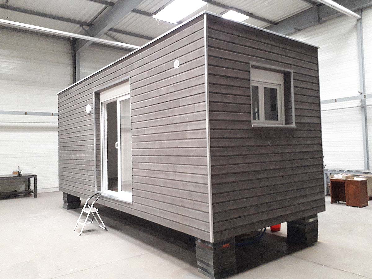 Container aménagé TINY’ T0 CUBE 20 M2 DE CONFORT